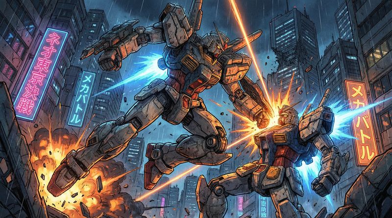 猎奇精选动漫-机甲决战